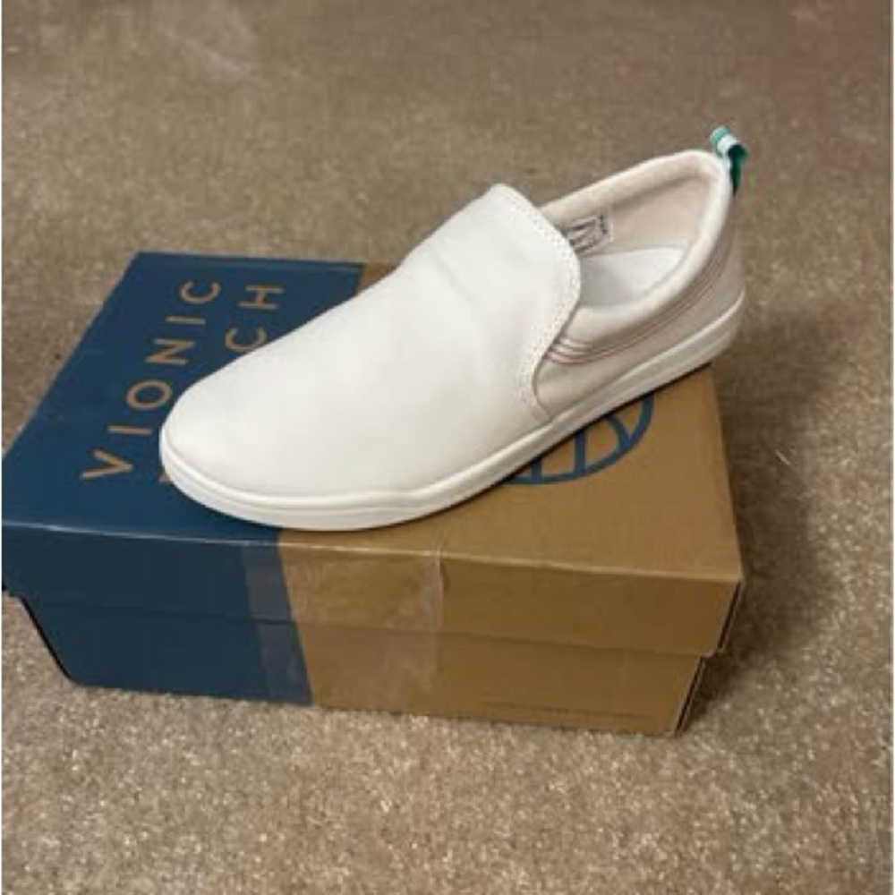 Vionic White Sneakers Slip-On Shoes